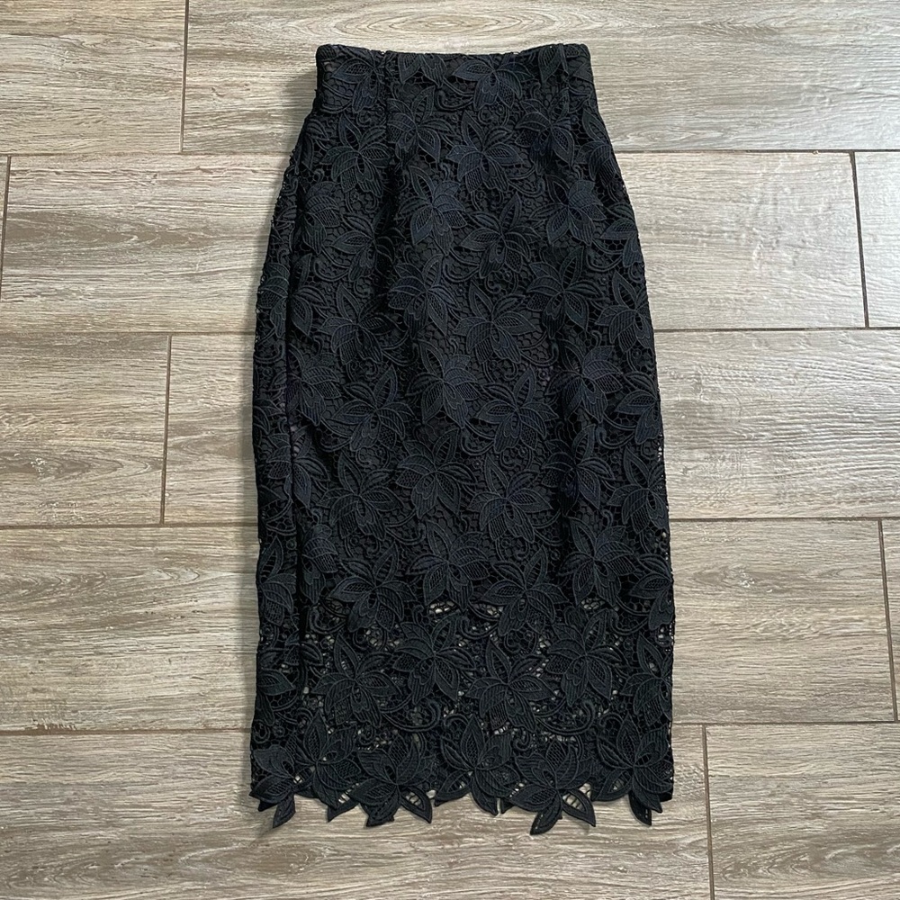 Snidel 1 Black Lace Skirt